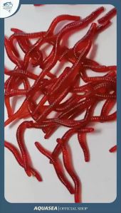 AQUASEA 50pcs 3.5cm Soft Worm Umpan Cacing Buatan Soft Bait WormCacing