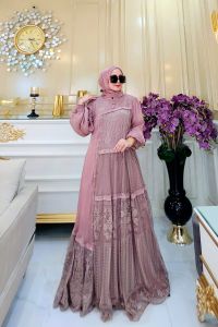 REALPICT COD READY ALLUNA FREE FASMINA BY SITI ASOPUROH BAHAN SHIMMER MIX BRUKAT IMPORT LD 110 PB 140 TERBARU TERMURAH BEST SELLER TANGAN PERTAMA KONVEKSI PESTA KONDANGAN SERAGAMAN