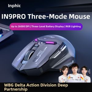 inphic | Tri-Mode Wireless Bluetooth Wired Gaming Mouse 3395