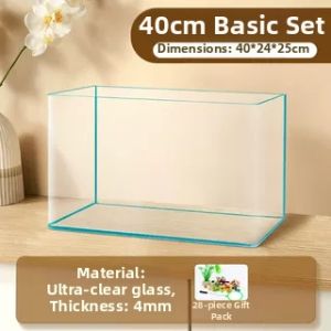 Yee | Mini Ultra Clear Glass Desktop Fish Tank