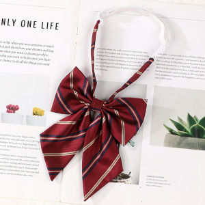 Colorful Striped No-Tie Bowtie for Men Graduation Ceremony