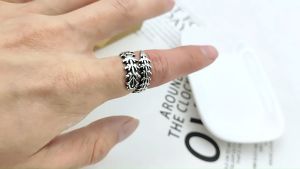 Pharaoh🎀Cincin Tengkorak yang Dapat Disesuaikan & Cincin Gaya Punk