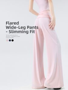 Turned Waist Flared Pants Leisure Fitness Yoga Pants