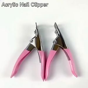Gunting khusus potong kuku palsu tajam yang bagus alat pemotong fake nails nail art nail clipper cutter besar stainless steel premium nail extension aesthetic