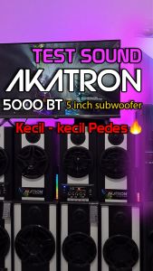 AKATRON 5000 - 5 inchi Speaker aktif subwoofer bluetooth sound dobel karaoke 5inch