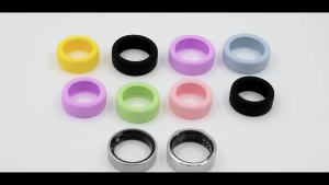 For Oura Ring Gen4 Smart Ring Protective Case 1.2mm Lightweight Elastic Silicone Protective Cover Anti Scratch/Anti-collision