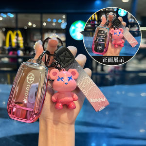 เหมาะสำหรับ Toyota ซองใส่กุญแจรถ Toyota FORTUNERrevoHarrierINNOVAFORTUNER GR SPORTRocoo ซองใส่กุญแจ ปลอกกุญแจสวยหรู Toyota revo พวงกุญแจ FORTUNER