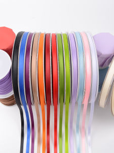 Ruy Băng Polyester Ruy Băng Satin Ruy Băng Bướm Màu Xanh Lá Cây Đỏ Hồng Tím Cho Bàn Trang Trí Bánh Kem DIY Phụ Kiện Vải