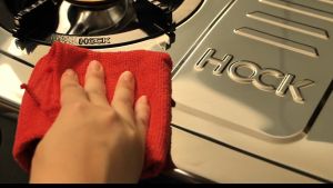 Kompor Gas Hock Elegant Deluxe 2 Tungku (Burner Stainless) - HP 201ED - Api Lotus Biru dan Besar, Design Kokoh dengan Burner Cap Stainless (Garansi Resmi 5 Tahun)