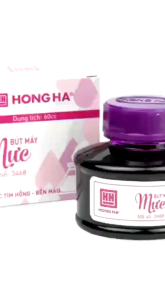 HỘP MỰC BÚT MÁY HỒNG HÀ 3432 CHÍNH HÃNG MỰC BÚT MÁY MÀU XANH ĐEN MÀU TÍM ĐẬM