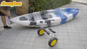 Domavana Canoe Carrier Dolly Efficient Aluminum Transport Cart Home Storage Suitable for Kayaking Small Boats