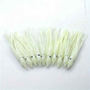 10 Pcs Luminous Squid Soft Bait with High-Quality Fish Hook Artificial Simulation Night Fishing Accessory