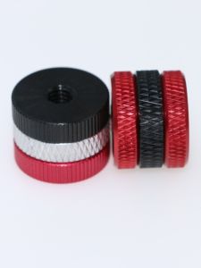 Aluminum Alloy Plain Ratchet Nuts Hand Tightening Adjustment Locking British 1/4 Cloud Mount Nuts M6 Thin Nuts Hardware Tools