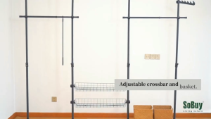Adjustable self-assembly stainless steel clothes hanger floor-to-ceiling tension clothes rack