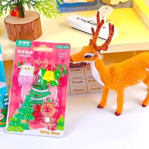 Christmas Eraser Box Gift Small Gift Box Kids Student Reward Kindergarten 橡皮擦盒装礼物儿童卡通橡皮小礼盒小学生奖励幼儿园活动小礼品 M060