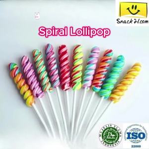 (HALAL) Snack21 Fantasy Spiral Lollipop Candy - No Artificial Sweeteners - Mix and Match