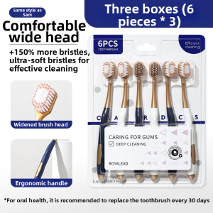 YIYANSENLIN | Soft Bristle Travel Friendly Mens Toothbrush