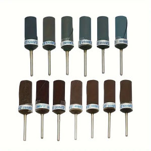 1Pc 180-5000 grit Sand Paper Bar 2.35mm Shank Cylinder Sandpaper Rod Grinding Head for Jewelry Making Rotary Tools