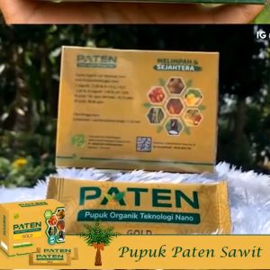 TERMURAH PATEN GOLD 6 SACHER & 1 BOX ISI 12 SACHET KEMASAN TERBARU PUPUK ORGANIK TEKNOLOGI NANO