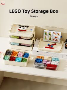 Toy Storage Box Magnetic Pieces Organizer