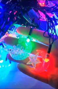 COD Lampu Hias BULAN BINTANG dan MESJID 6 Meter Mitsuyama MS - 497 Ramadhan Idul Fitri lebaran hari Raya HIAS TUMBLER LED RAINBOW Islamic natal imlek Murah Berkualitas Transparant Warna Warni Pelangi Star