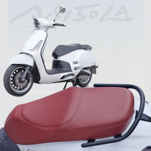 Thickened Leather Motorcycle Seat Cover for New Downtown Honda NS150LA Diamond Pattern Waterproof Sponge Bike Seat Cushion