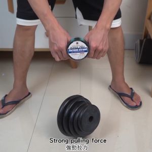 Jerman Tali Pancing Nilon 200m Hijau Transparan Anti Kusut Senar Pancing Halus Lembut Kuat Fishing Line Tahan Aus Alat Memancing