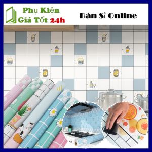 Cuộn Decal Dán Bếp Họa Hình Chống Dầu Mỡ Cách Nhiệt Chống Nước Dễ Lau Chùi - Giấy Dán Bếp - Giấy Dán Tường Họa Tiết Dễ Thương Trang Trí Bếp - Miếng Dán Bếp Chịu Nhiệt Chống Nước Dán Bàn Nhà Tắm