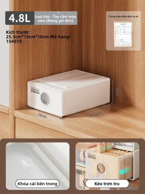 CHAHUA | Tủ Đựng Quần Áo Ngăn Kéo Nhựa Trong Suốt