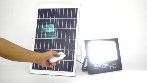 [Giao hàng 24 giờ⚡️] Đèn năng lượng mặt trời có điều khiển 45-500w đèn năng lượng mặt trời tự sáng đèn pha led ngoài trời chống mưa và chống sét điều khiển ánh sáng thông minh