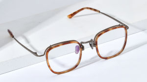 FONEX กรอบแว่นตาไททาเนียมผู้ชายวินเทจย้อนยุคแว่นตาสี่เหลี่ยมผู้หญิงขอบเต็มญี่ปุ่นที่มีคุณภาพสูงแว่นสายตา85730