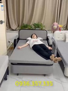 Sofa Giường Gấp Gọn Kiêm Ghế Đa Năng Có Ngăn Chứa Đồ Hiện Đại - Bảo Hành 3 Năm