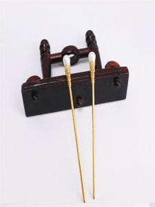 จี้ผมสไตล์โบราณสไตล์ฮันฟู ดอกไม้ลูกปัดสีขาว จี้ผมสไตล์โบราณสีขาวแบบอเนกประสงค์ อุปกรณ์ตกแต่งผมสไตล์ย้อนยุค