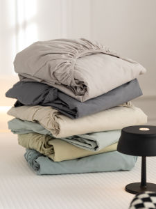 Elevated Cotton Flannel Bed Canopy Mattress Protector Pure Cotton Warmth Retention Active Printing Solid Color for General Use