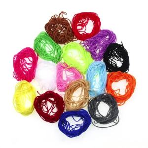4M 1mm Wide Squirmy Chenille Mop Chenille Fly Tying Material For Squirmy Worms Caddisfly Stonefly Mop Flies Trout Fishing Lures