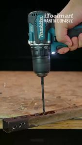 Makita | Makita DDF487 18V Brushless Cordless Driver Drill 2-Speed Rechargeable Tool for DIY Home Repair and Light Construction Work