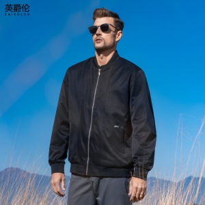 Enjeolon | Spring New Mens Baseball Collar Jacket Casual