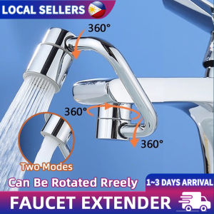 Premium Faucet Extender Brass 1080 Degree Rotating Gripo Aerator Heavy Duty Tap Robotic Arm Splash Filter Pang-hilamos