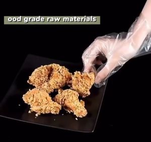 Fxshop - Sarung Tangan Plastik Sekali Pakai isi 100 pcs Disposable Plastic Gloves COD