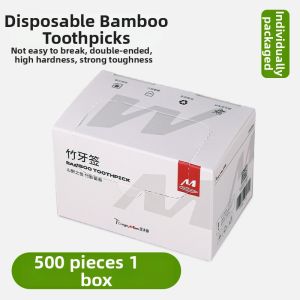 TAFUMAN | High Grade Individually Wrapped Double-Head Bamboo Toothpicks