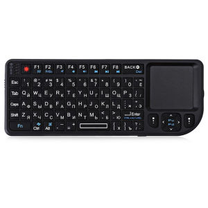 Backlit Mini Wireless Keyboard French Azerty Spanish In Russian Language With Touchpad N Air Mouse For PC Smart TV Box RGB Kit