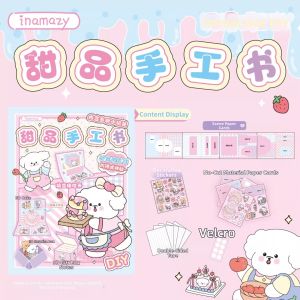 inamazy | 3D Food Play Educational Game Book No Cut Assembly