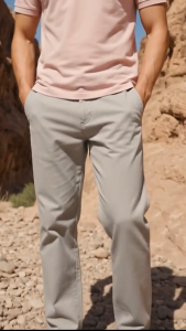 camel active Mens Outdoor Casual Regular Fit Pleated Chino Trousers Long Pants - Multicolour 9-300Y21NA0847