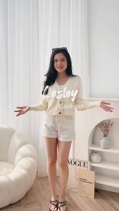 ELYCLOTH | LESLEY CARDIGAN | CARDIGAN RAJUT WANITA PREMIUM FURY KNIT