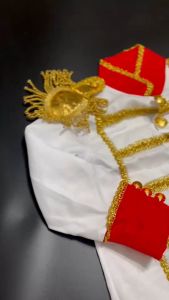 ชุดเจ้าชาย ชุดแฟนซีเด็ก มาเป็นเสื้อแขนยาว และกางเกง (เสื้อ+กางเกง+มงกุฏ+คฑา) (FANCY267)