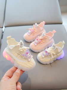 Baby Toddler Shoes Soft Bottom Breathable Lighting up Walking Shoes for Boys And Girls Age 1-3 Spring Autumn Seasonal Footwear