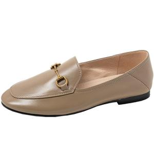 รองเท้าโลฟเฟอร์หนังแท้สำหรับผู้หญิง Comely Spring 2023 รองเท้าหนังแกะทรงหัวมนแบบสวมใส่สบาย สวมใส่ได้ทุกวัน รองเท้าแฟชั่นสำหรับฤดูใบไม้ผลิ