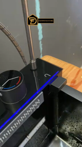 Kitchen Sink 1 Lubang Wastafel Cuci Piring Piano LED Modern Stainless 7545 Anti Karat & Kelupas