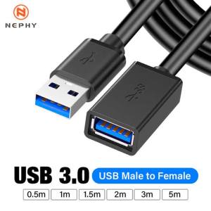 Cáp Nối Dài USB 3.0 0.5m/2m/3m/5m Đầu Đực Sang Đầu Cái Dùng Cho PC Laptop TV SSD Camera Máy In - Cổng Kết Nối Máy Tính Tốc Độ Cao