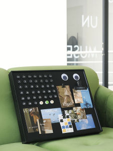 Modern Minimalist Magnetic Absorption Electric Meter Box Cover Decorative Painting Calendar Blackboard Blocking Hanging Artwork